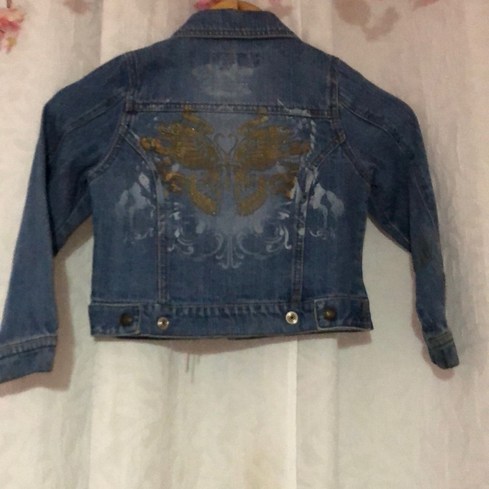 Squeeze Girls gorgeous GUC Jean jacket size L(6) - Picture 6 of 8